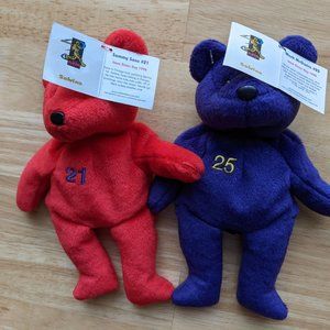 Baseball Bamm Beano's Bears, Collector's Ball & Tin